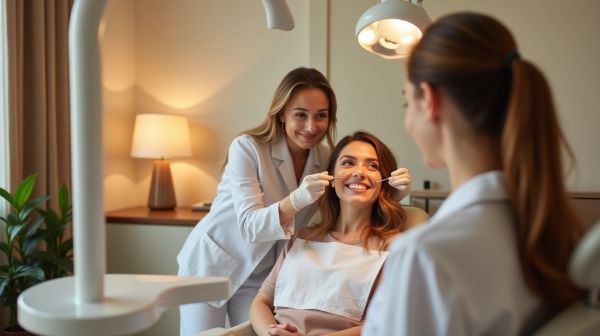 Votre sourire avec un dentiste esthétique à la recherche de l'harmonie